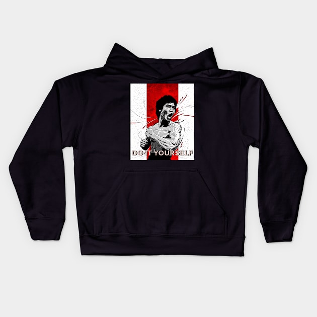 Lee LegendMovie Jeet Kune Do Bruce Be Water Kids Hoodie by Garmentcrooks